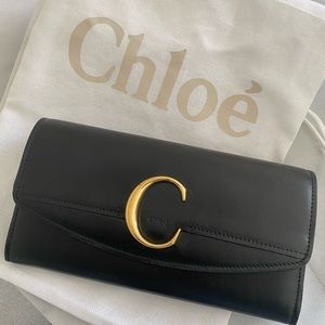 Chloé C Long Wallet With Flap